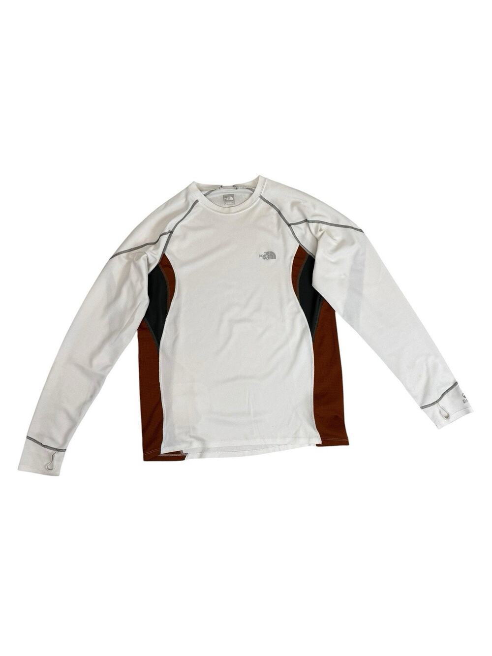 The North Face Top Womens Medium White Flight Series Shirt VaporWick Running